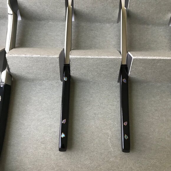 New Wajima Nuri set, pearl of mother inlay, Artisan Handcrafted, Japan - Picture 15 of 15